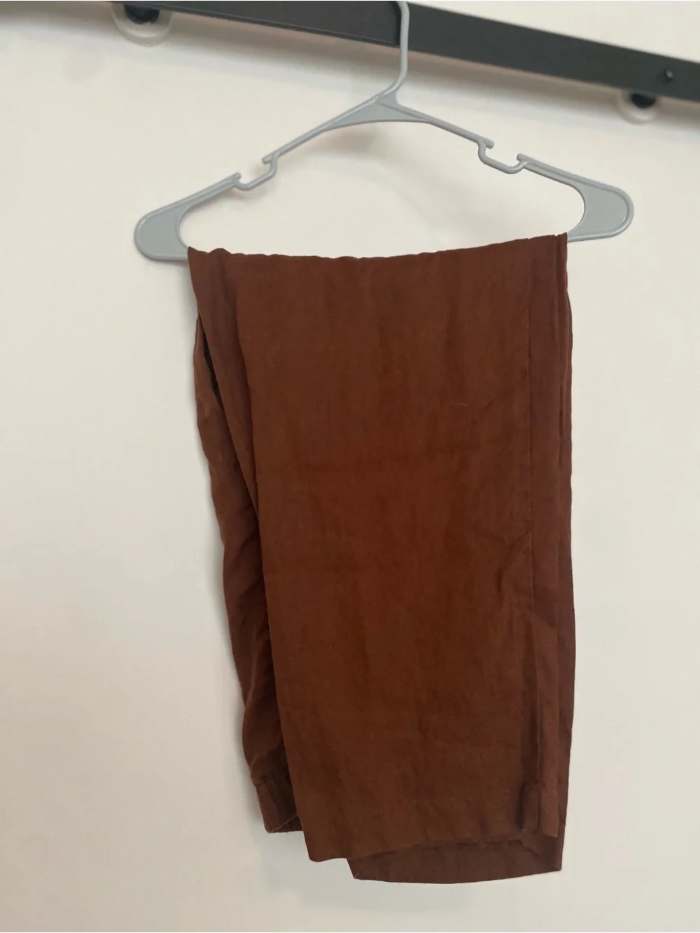 Quince 100% European Linen Pull-On Pants | Large | Brown | Good Condition
